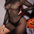 Plus Size Fishnet Tight Lingerie