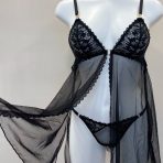 Flirty Black Sheer Nightie